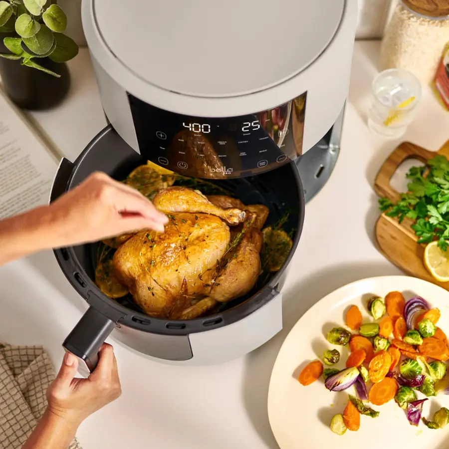 bella PRO - SmartCrisp 8-qt. Touchscreen Air Fryer - Oatmilk