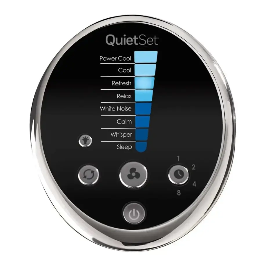 Honeywell QuietSet Oscillating Whole Room Tower Fan - Black