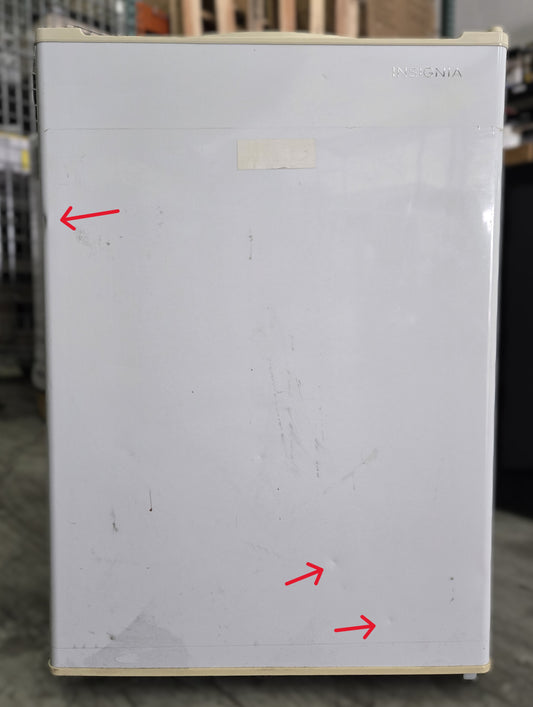 Insignia - 2.6 Cu. Ft. Mini Fridge - White *PICKUP ONLY