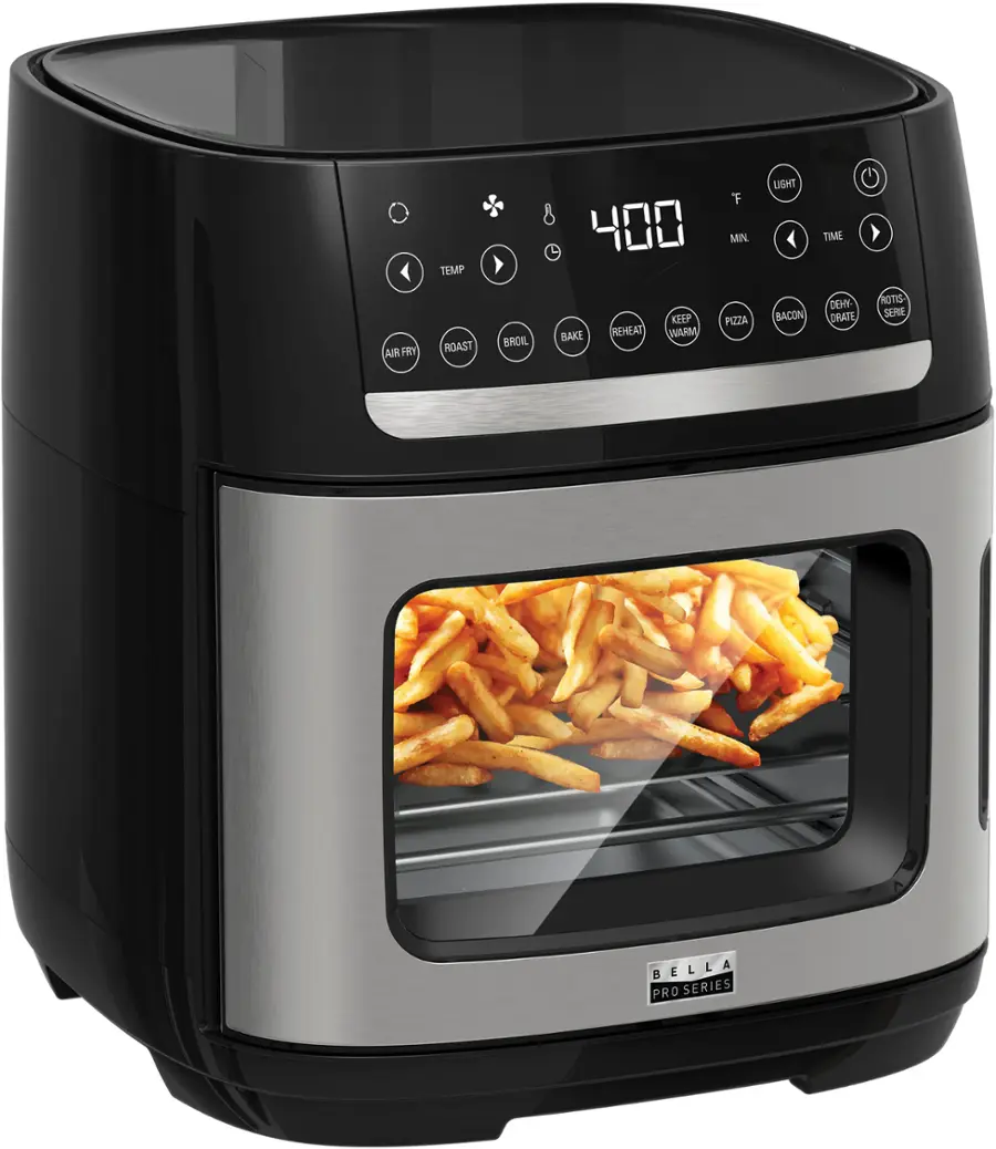 bella PRO 12.6-qt. Touchscreen Air Fryer Pizza Oven w/Rotisserie