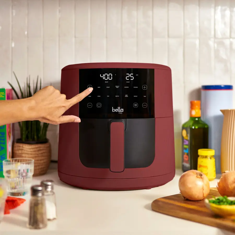 bella PRO - SmartCrisp 8-qt. Touchscreen Air Fryer - Brick