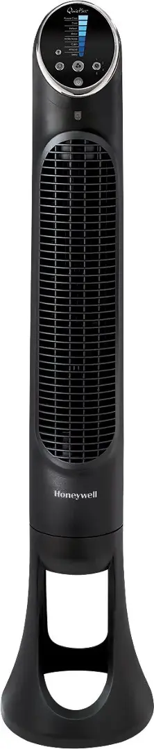 Honeywell QuietSet Oscillating Whole Room Tower Fan - Black