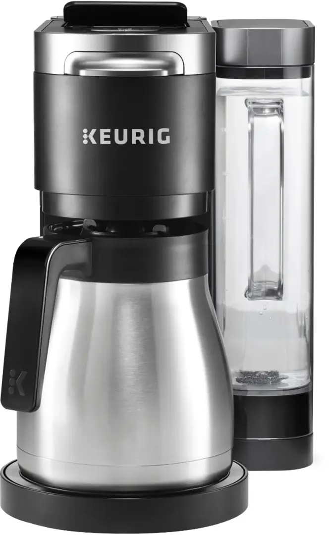 Keurig - K-Duo Plus 12-Cup Coffee Maker and Single Serve K-Cup Brewer - Black