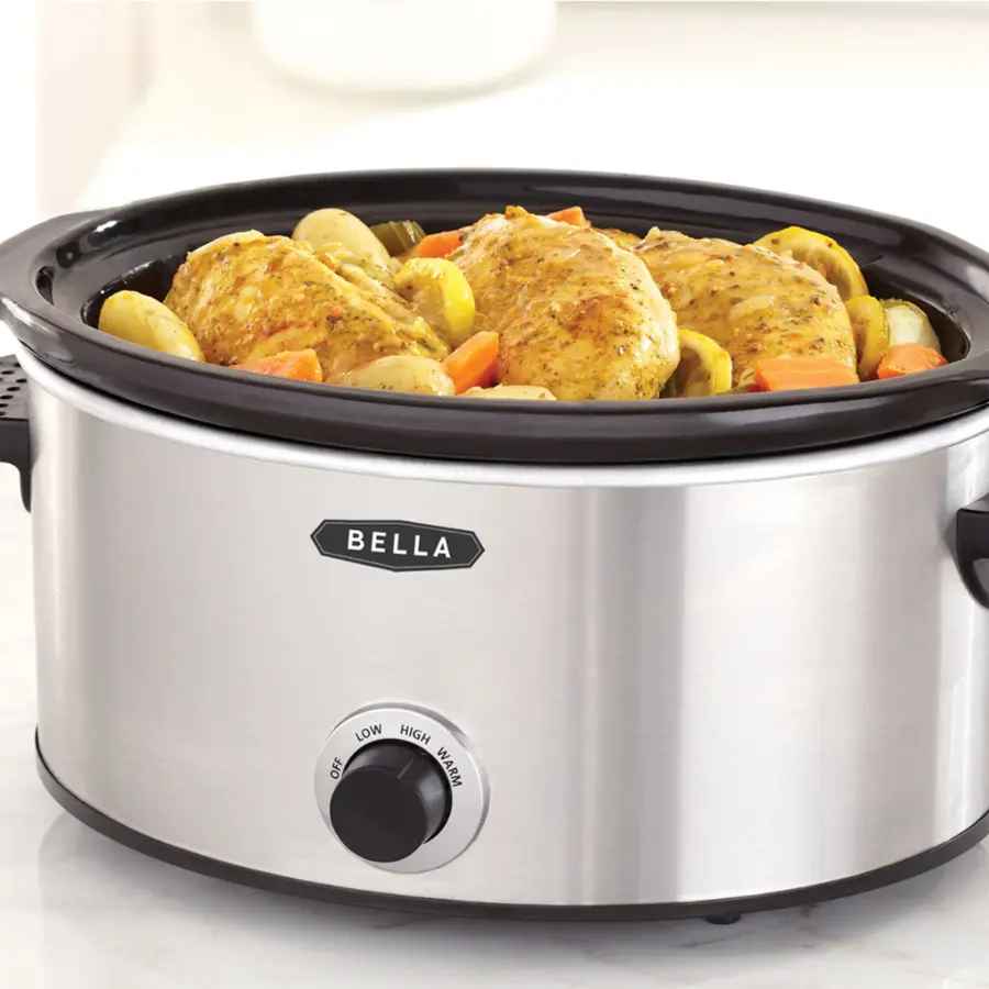 Bella - 5-qt. Slow Cooker with Bonus Dipper