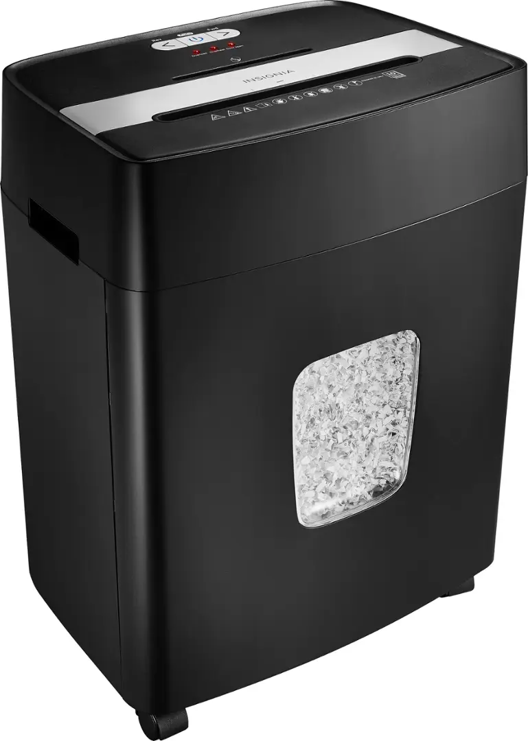 Insignia™ - 10-Sheet Microcut Shredder - Black