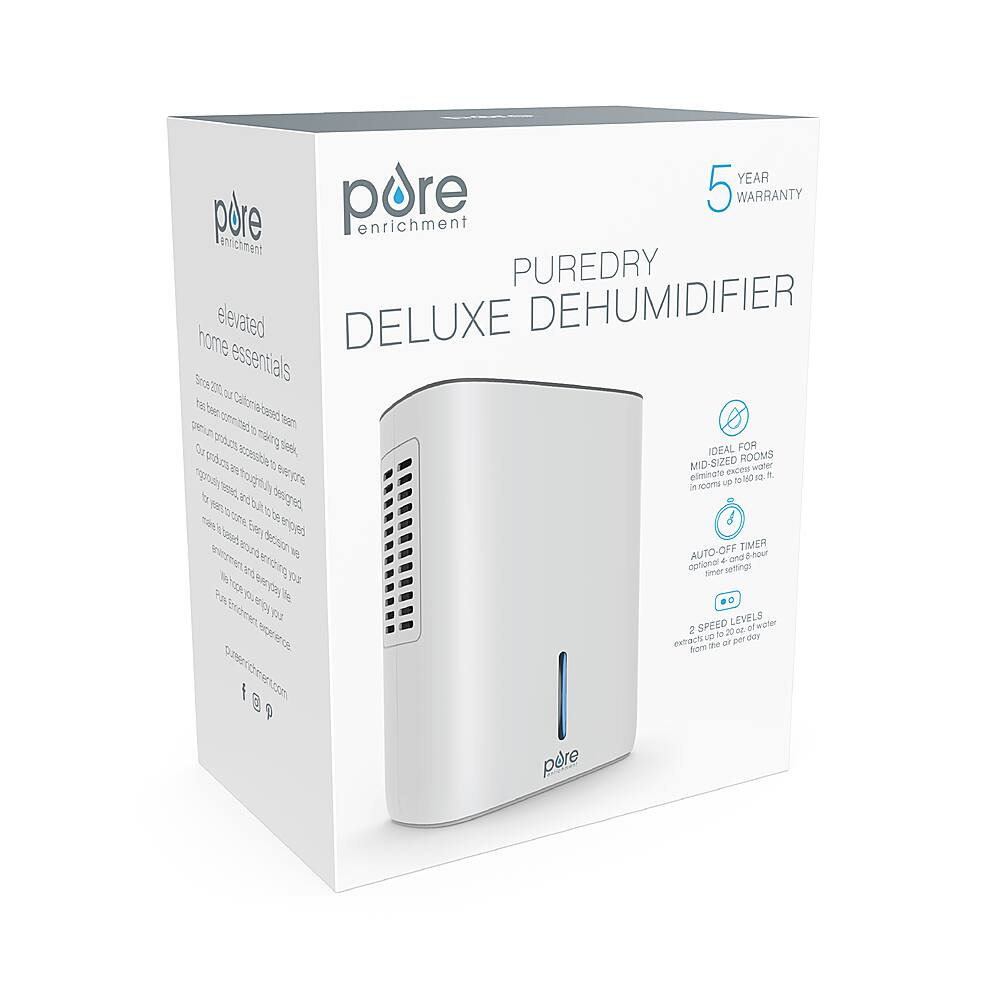 Pure Enrichment - PureDry Deluxe 1.5L Dehumidifier - White