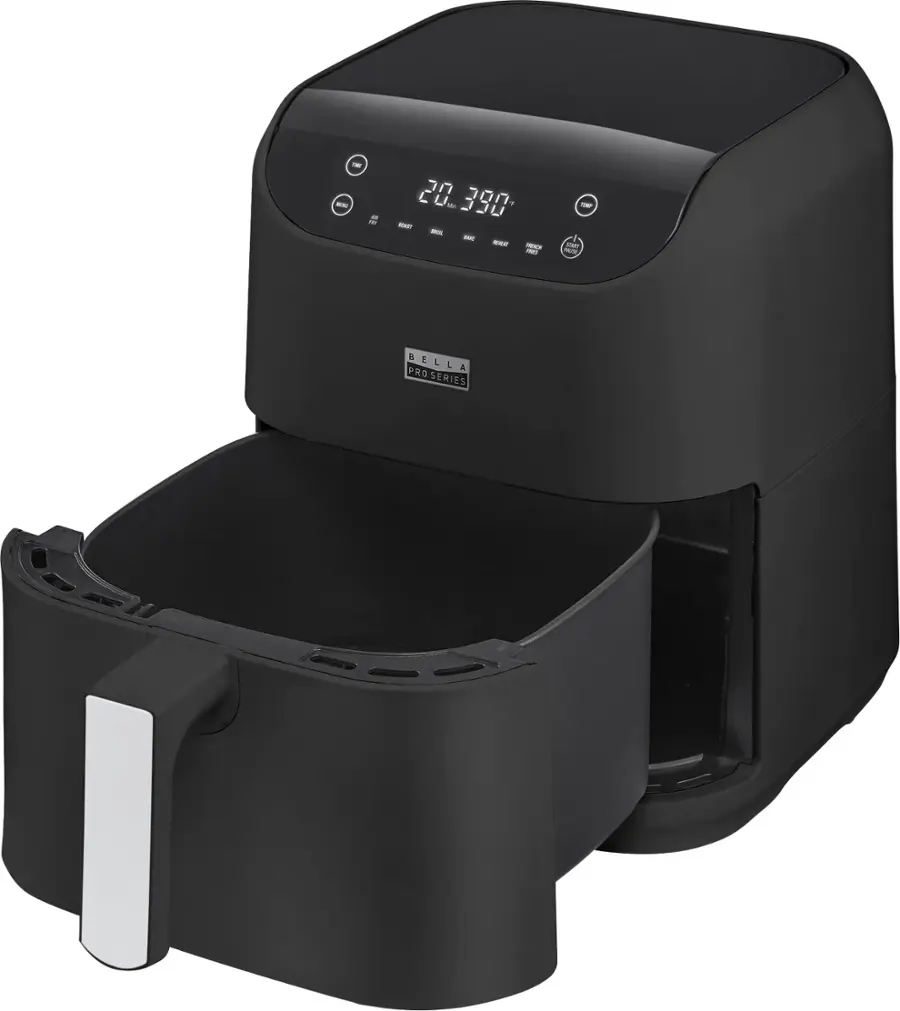 bella PRO - 6-qt. Touchscreen Air Fryer - Matte Black