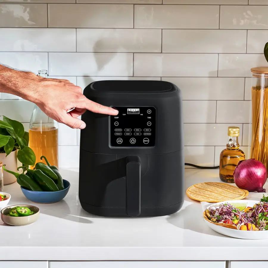 bella PRO - 4.2-qt. Touchscreen Air Fryer - Matte Black