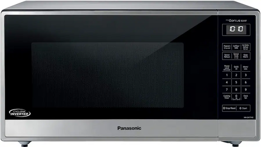 Panasonic - 1.6 Cu. Ft. 1250W SN77HS Microwave w/Cyclonic Inverter - Stainless Steel