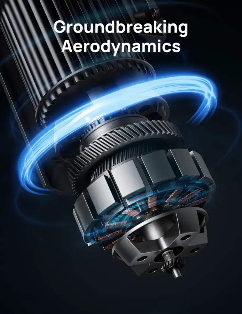 Dreo 36" Velocity Quiet Floor Fan w/Remote, 90° Oscillation, 8 Speeds, 4 Modes