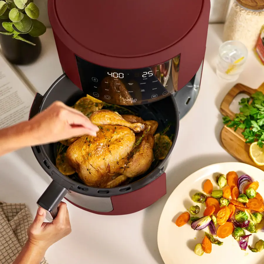 bella PRO - SmartCrisp 8-qt. Touchscreen Air Fryer - Brick