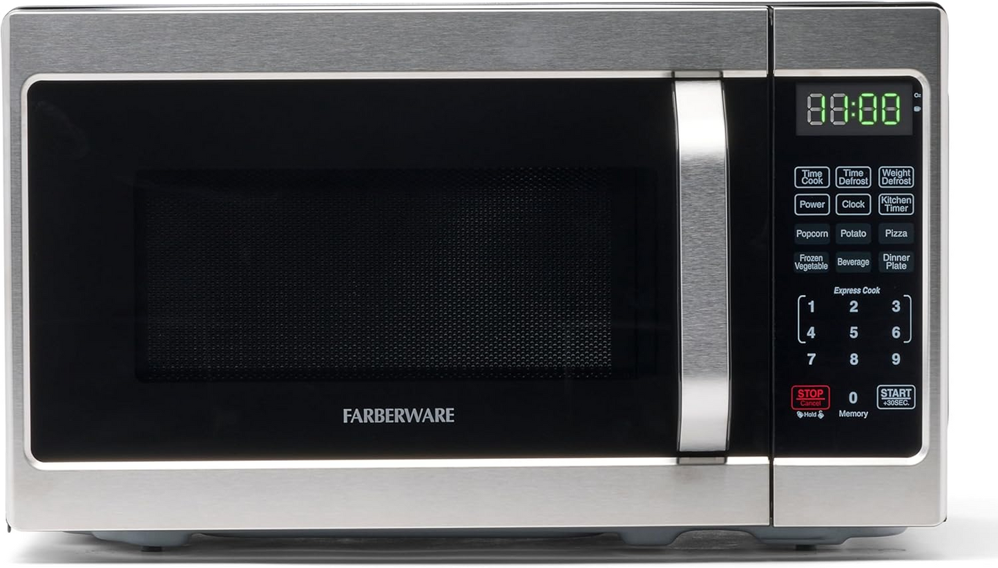 Farberware Classic 0.7 Cu.Ft. 700W Countertop Microwave w/Speed Cooking - Silver