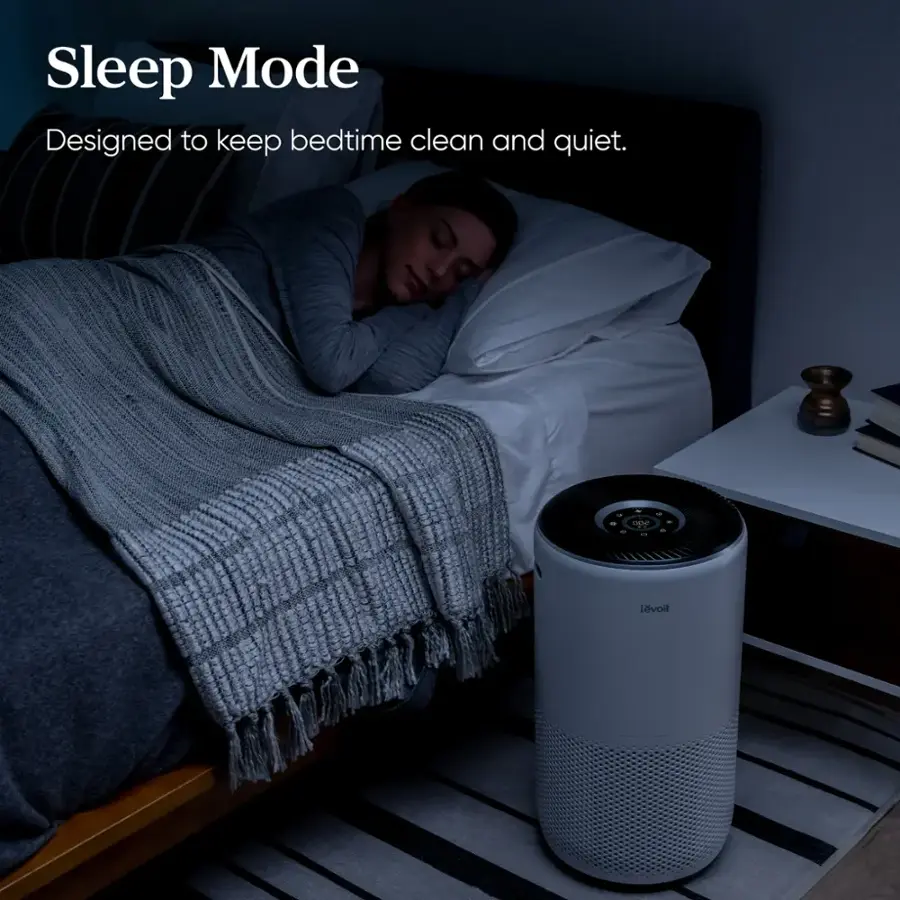 Levoit - PlasmaPro 400S-P Smart 363 sq ft Air Purifier - White