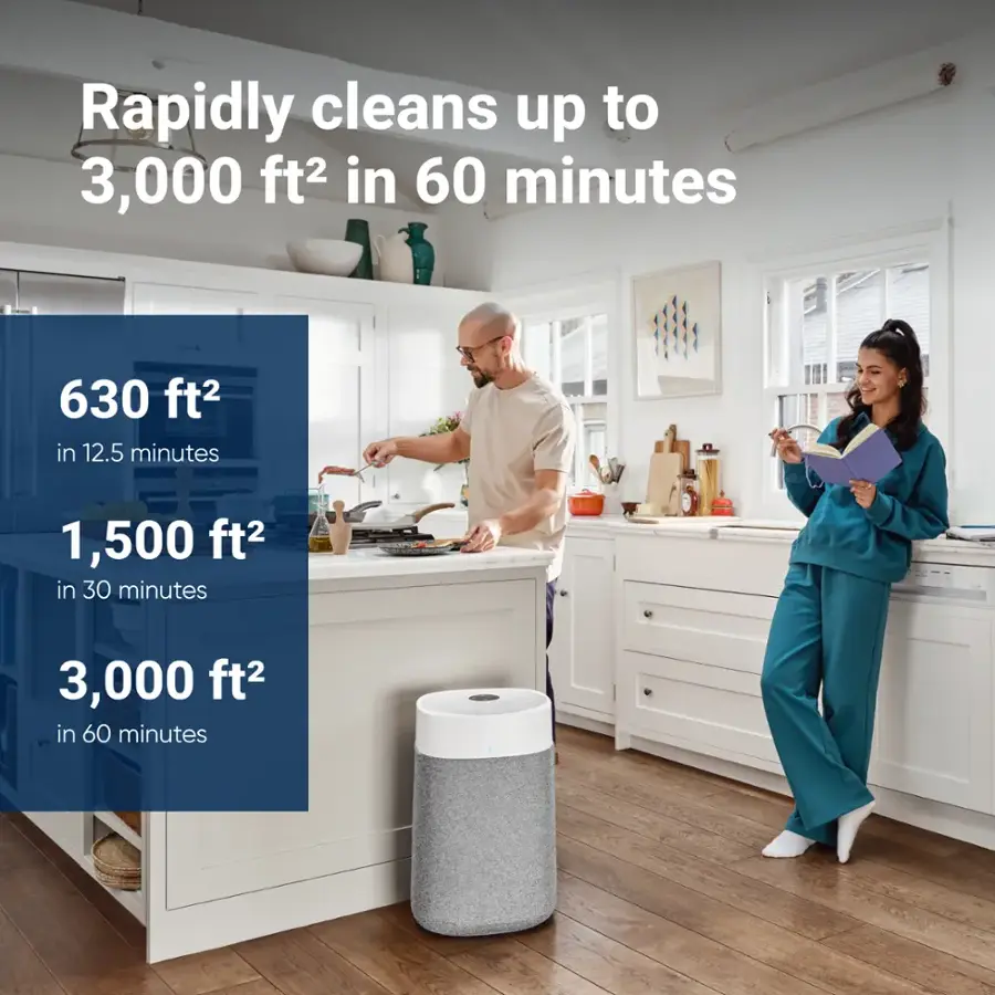 Blueair Blue Pure 211i Max 3000 Sq. Ft HEPASilent Smart XL Room Air Purifier