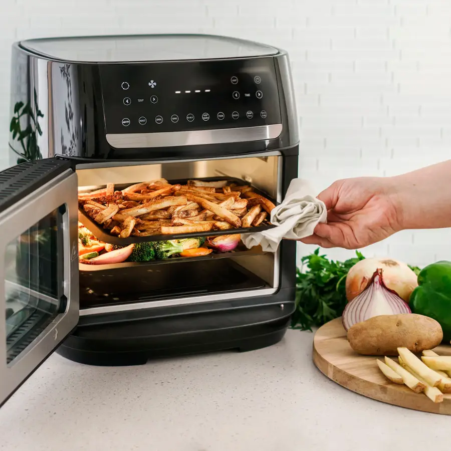 bella PRO 12.6-qt. Touchscreen Air Fryer Pizza Oven w/Rotisserie