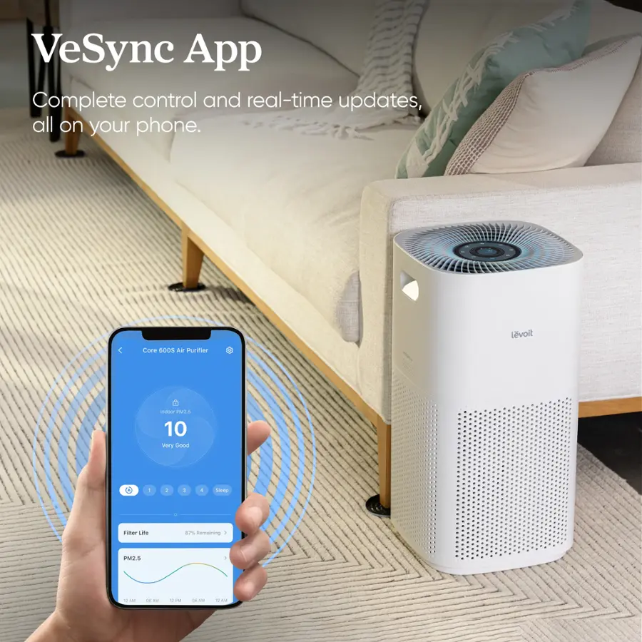 Levoit - PlasmaPro 600S Smart Air Purifier *FILTER NOT INCLUDED