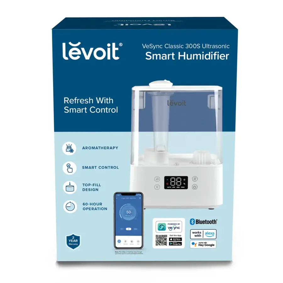 Levoit VeSync Classic 300S 1.58-gallon Ultrasonic Smart Humidifier