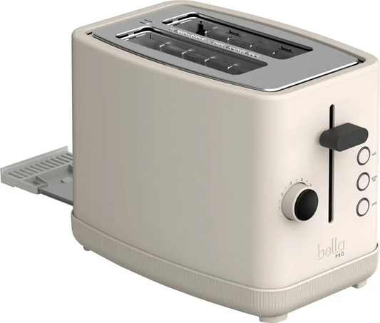 bella PRO 2-Slice Toaster with Extra Wide Slots and Gluten Free button