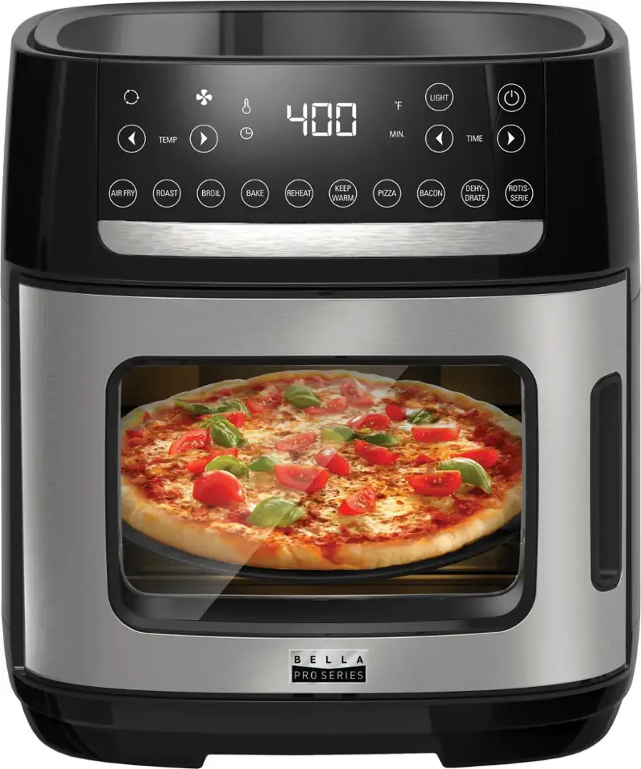 bella PRO 12.6-qt. Touchscreen Air Fryer Pizza Oven w/Rotisserie