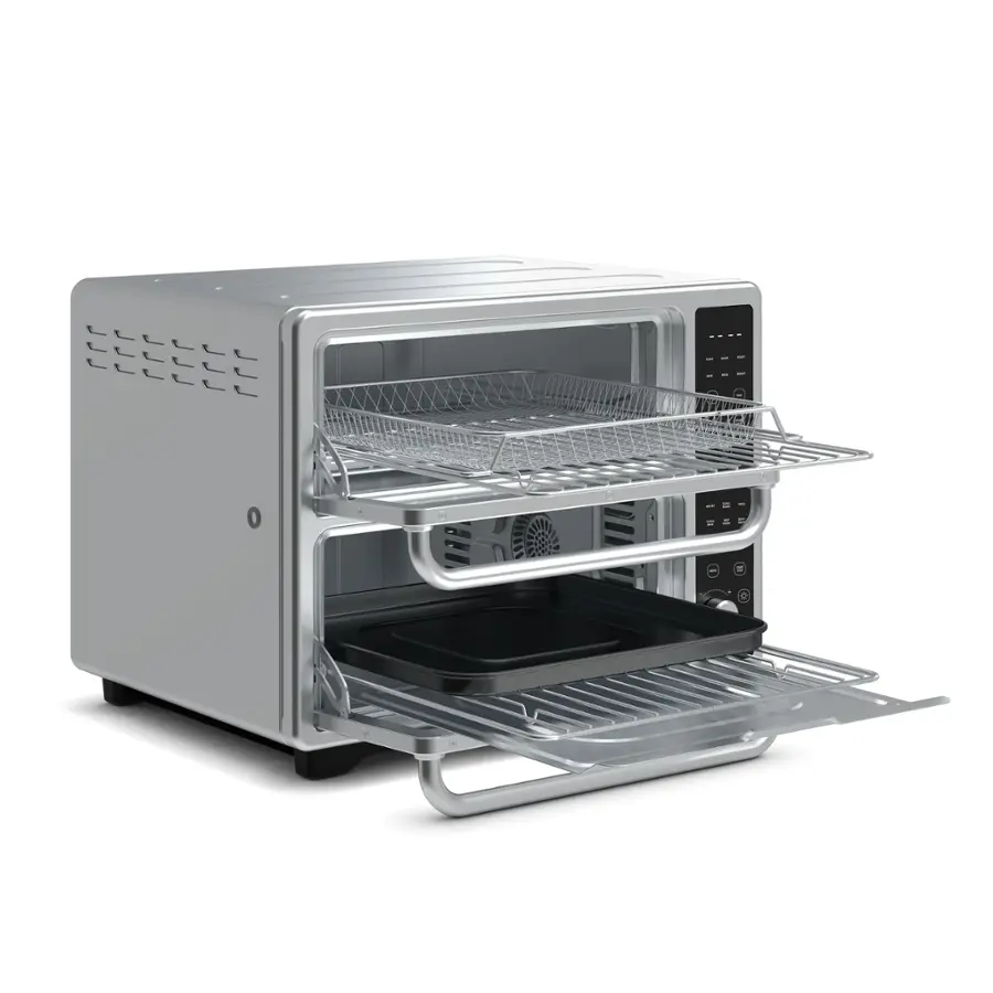 bella PRO - DoubleUp Oven with Probe Thermometer - Stainless Steel