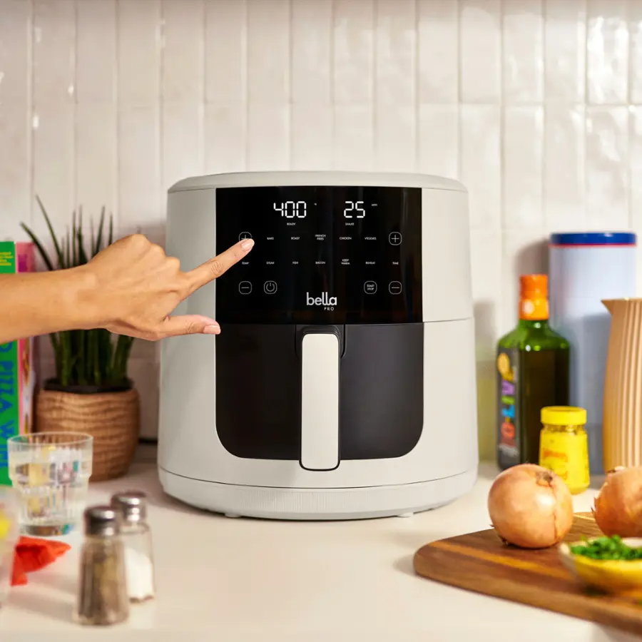 bella PRO - SmartCrisp 8-qt. Touchscreen Air Fryer - Oatmilk