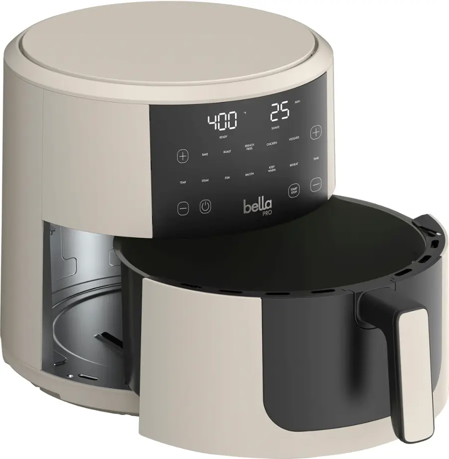 bella PRO - SmartCrisp 8-qt. Touchscreen Air Fryer - Oatmilk