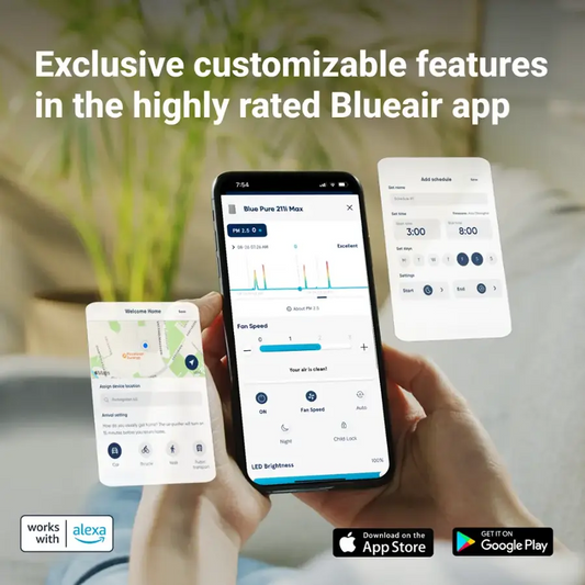 Blueair Blue Pure 211i Max 3000 Sq. Ft HEPASilent Smart XL Room Air Purifier