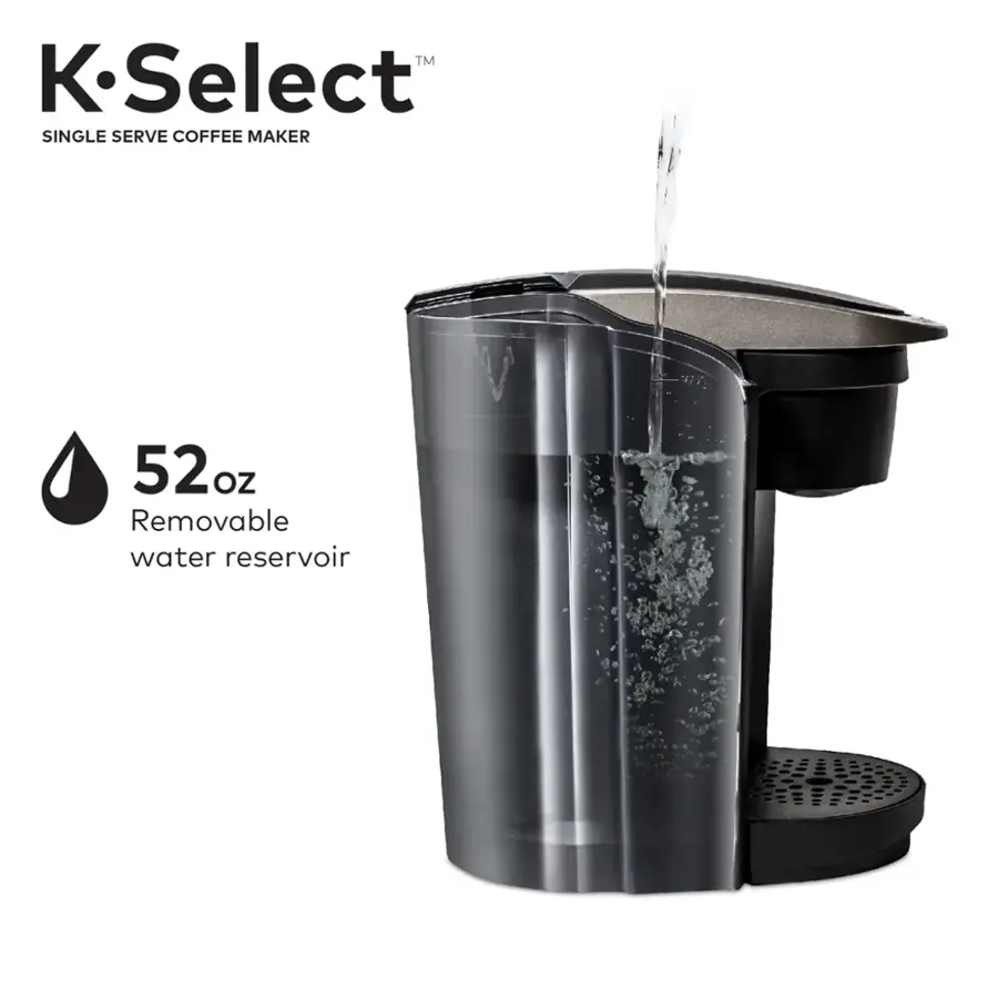 Keurig - K-Select Single-Serve K-Cup Pod Coffee Maker - Matte Black