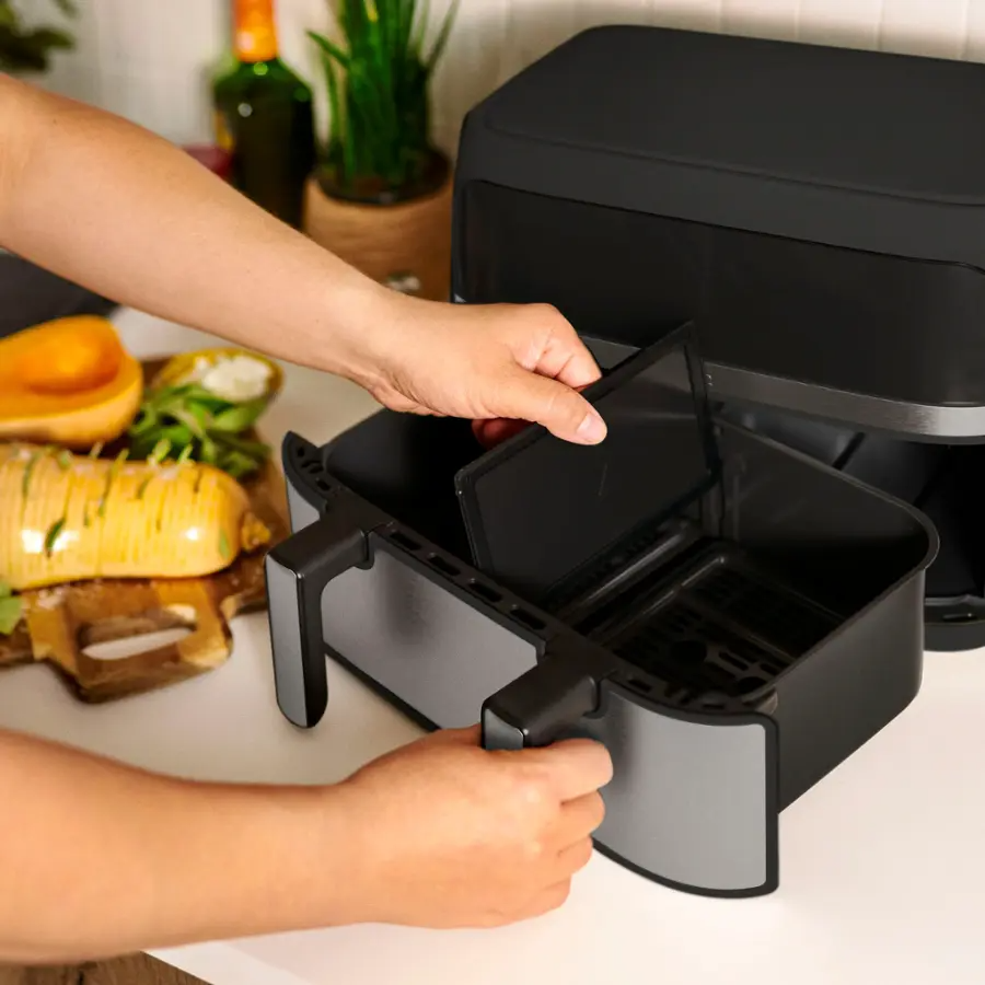bella PRO - 4-qt. TriZone Touchscreen Air Fryer with Dual Flex Basket