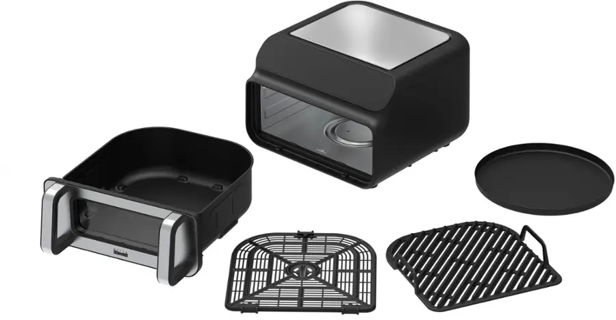 bella PRO 10.5-qt. Touchscreen 5-in-1 Indoor Grill & Air Fryer - Stainless Steel
