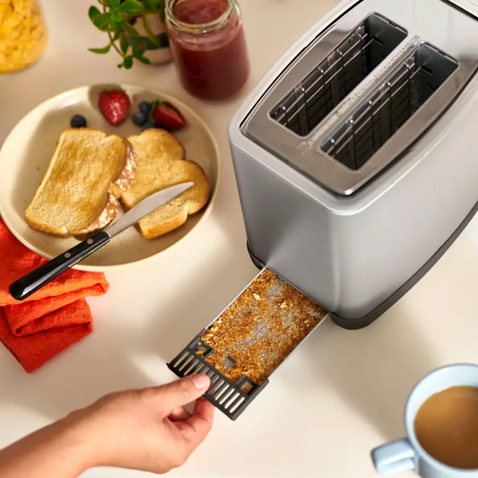 bella PRO - 2-Slice Toaster with Extra Wide Slots - Stainless Steel