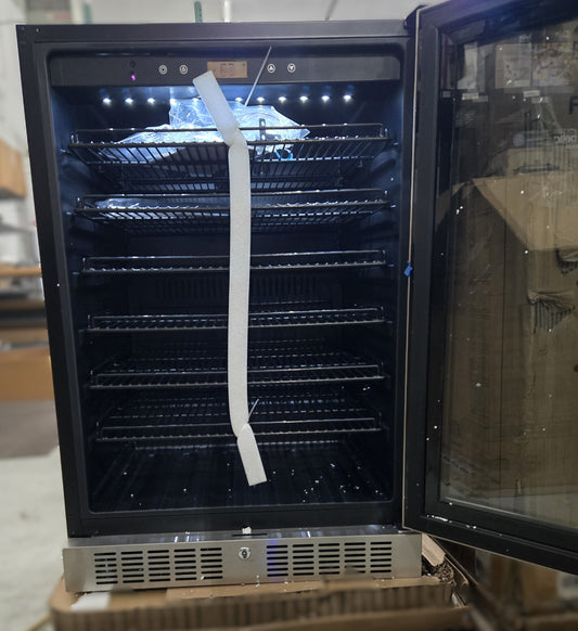 NewAir 24" 224-Can Beverage Cooler w/Color Changing LED Lights *PICKUP ONLY