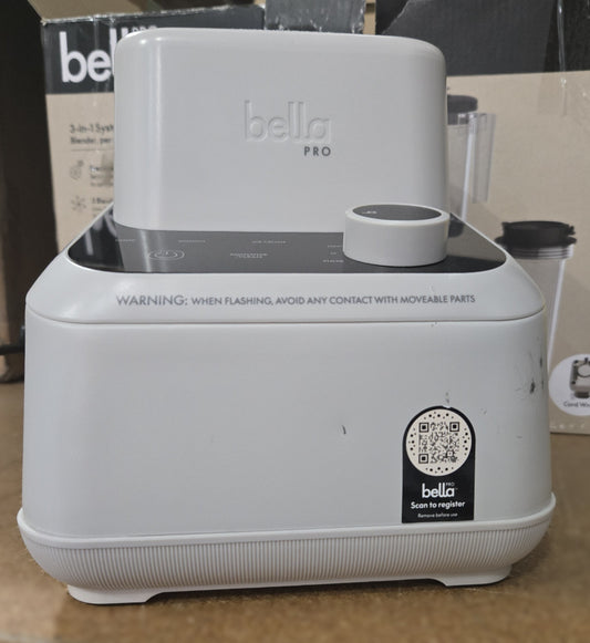 bella PRO MasterBlend 3-in-1 Prep System w/Blender, Personal Blender & Food Processor