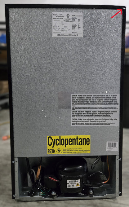 Insignia 3.0 Cu. Ft. Mini Fridge w/Top Freezer - PICKUP ONLY