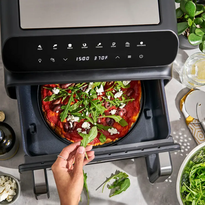 bella PRO 10.5-qt. Touchscreen 5-in-1 Indoor Grill & Air Fryer - Stainless Steel