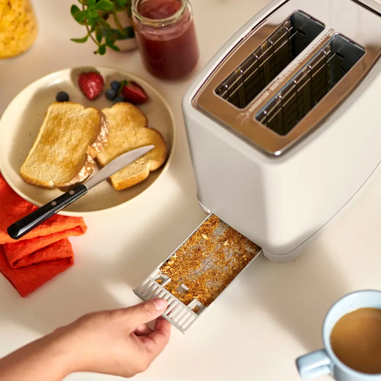 bella PRO - 2-Slice Toaster with Extra Wide Slots - Oatmilk