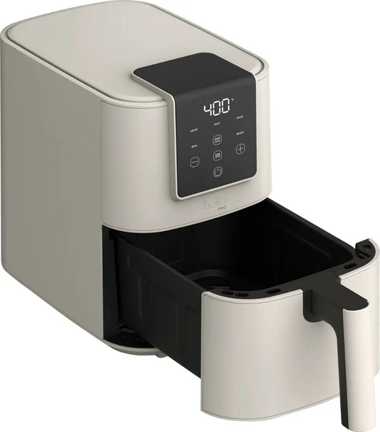 bella PRO - 4-qt. Touchscreen Slim Air Fryer - Oatmilk