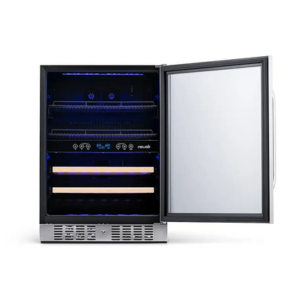 NewAir 24” Dual Zone 20 Bottle & 70 Can Wine & Beverage Fridge - PICKUP ONLY