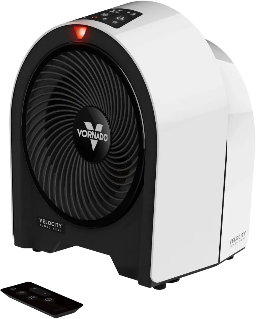 Vornado - Velocity 5R Whole Room Portable Space Heater w/Remote - White