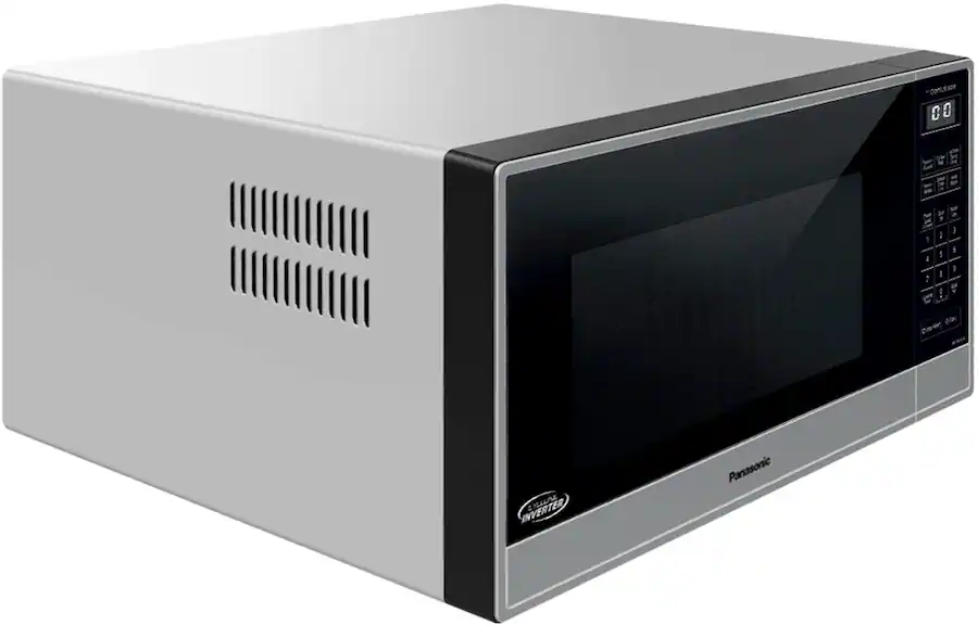 Panasonic - 1.6 Cu. Ft. 1250W SN77HS Microwave w/Cyclonic Inverter - Stainless Steel