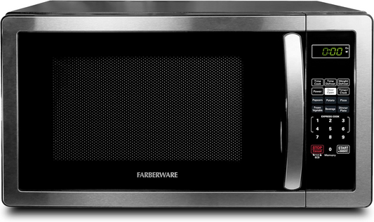 Farberware Classic 1.1 Cu.Ft. 1000-Watt Stainless Steel Microwave Oven