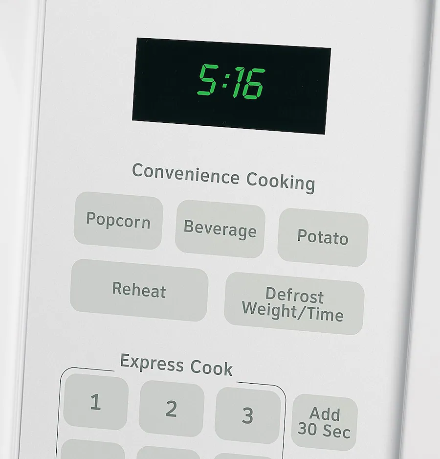 Hotpoint 1.6 Cu.Ft. Over-the-Range Microwave w/Convenience Cooking Controls - White
