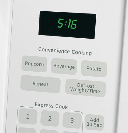 Hotpoint 1.6 Cu.Ft. Over-the-Range Microwave w/Convenience Cooking Controls - White