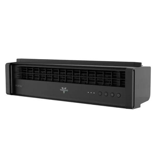 Vornado PORTAL Window Fan w/Reversible Exhaust, Weather Resistant Case - Black