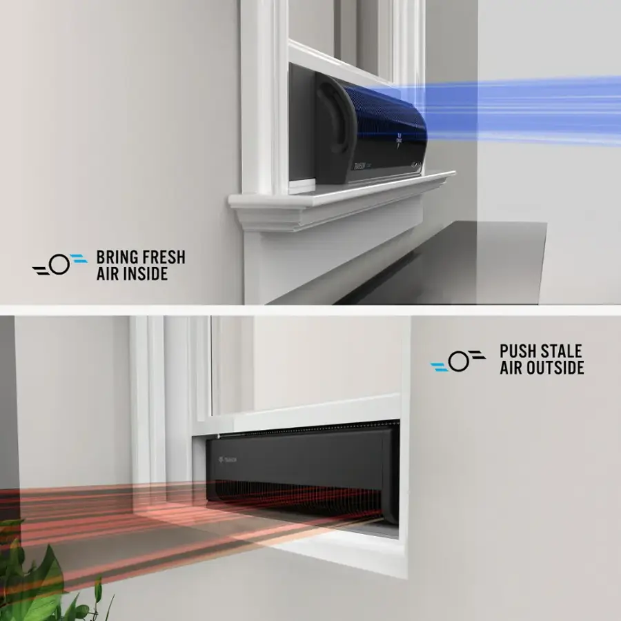 Vornado - Transom AE Window Fan - Black (FA1-0137-06)