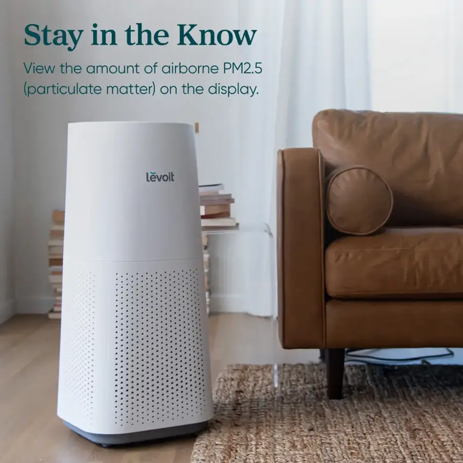Levoit - Airzone Tower Pro Air Purifier - White