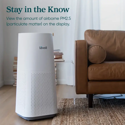 Levoit - Airzone Tower Pro Air Purifier - White
