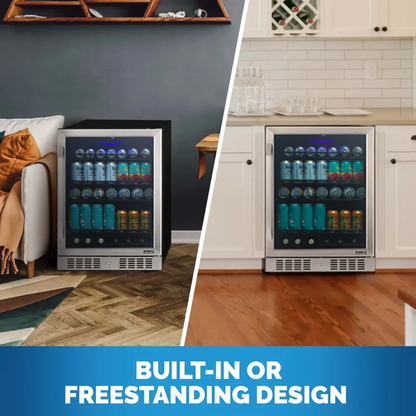 Newair 24" 177- Can Built-in Beverage Fridge *PICKUP ONLY