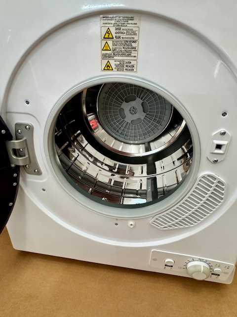 Black+Decker - 2.65 Cu.Ft. Stackable Smart Electric Dryer w/Standard Wall Outlet