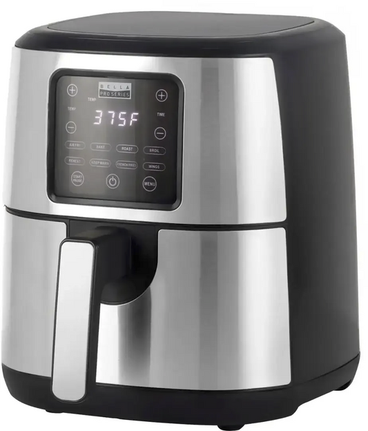 bella PRO - 4.2-qt. Touchscreen Air Fryer - Stainless Steel